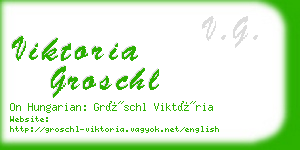 viktoria groschl business card